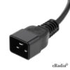 cRadia IEC 60320 power cable C19 F / C20 Male